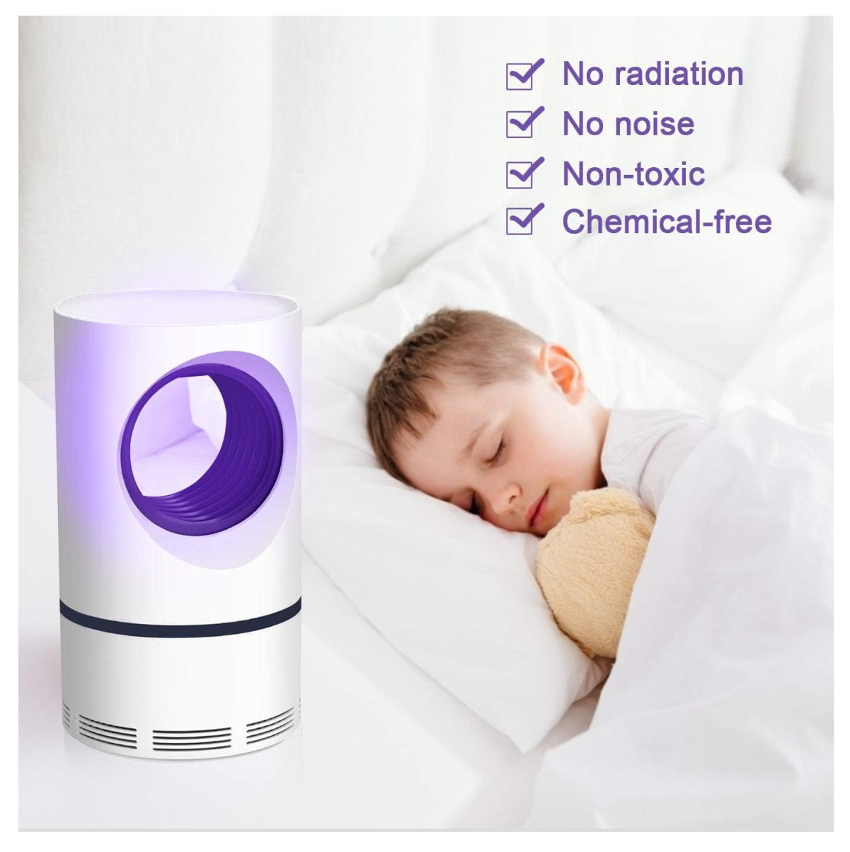 Lampara Mata Mosquitos Zancudos Luz Uv